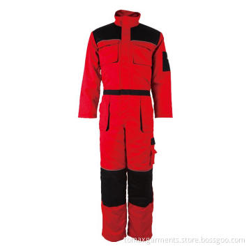 Reflective piping Red Winter Overall